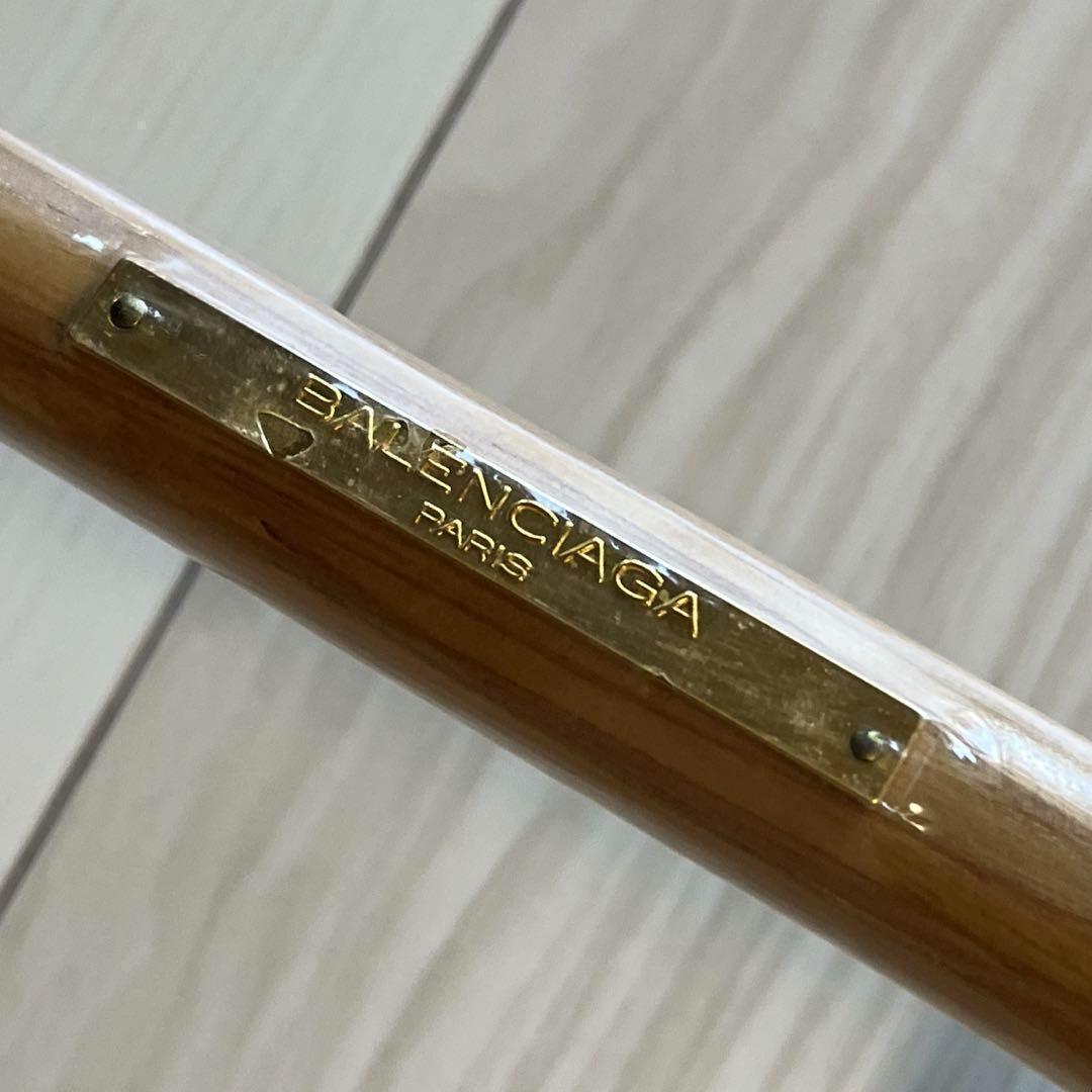 バレンシアガ　日傘　長傘　黒　レース