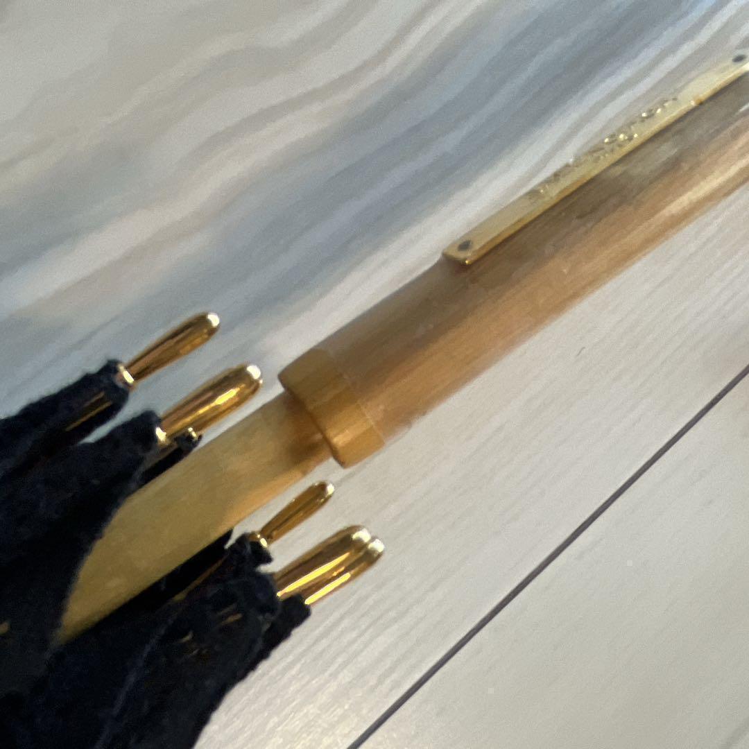 バレンシアガ　日傘　長傘　黒　レース