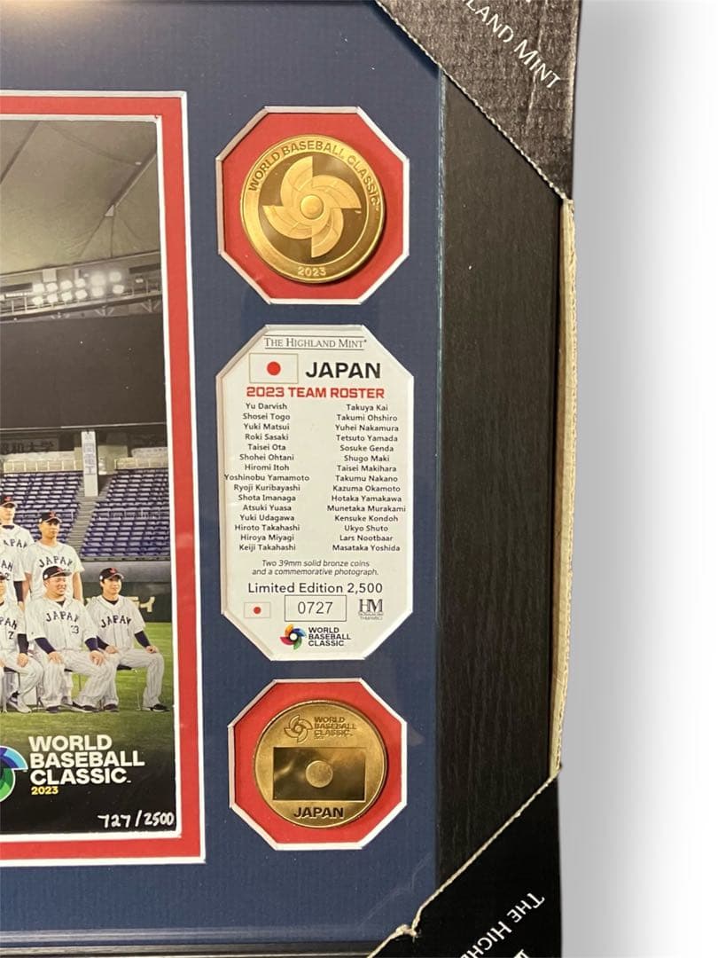 【レア】2023 WBC優勝記念 日本代表 ダブルフォトミント/世界限定