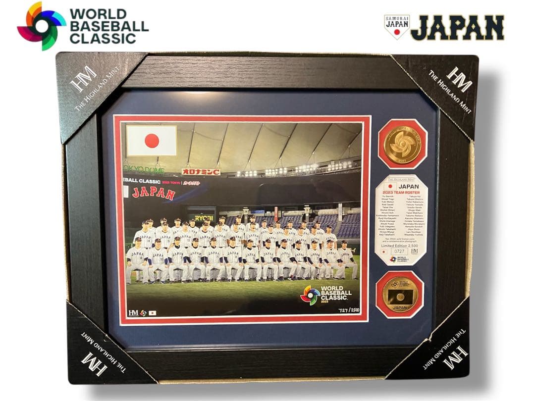 【レア】2023 WBC優勝記念 日本代表 ダブルフォトミント/世界限定