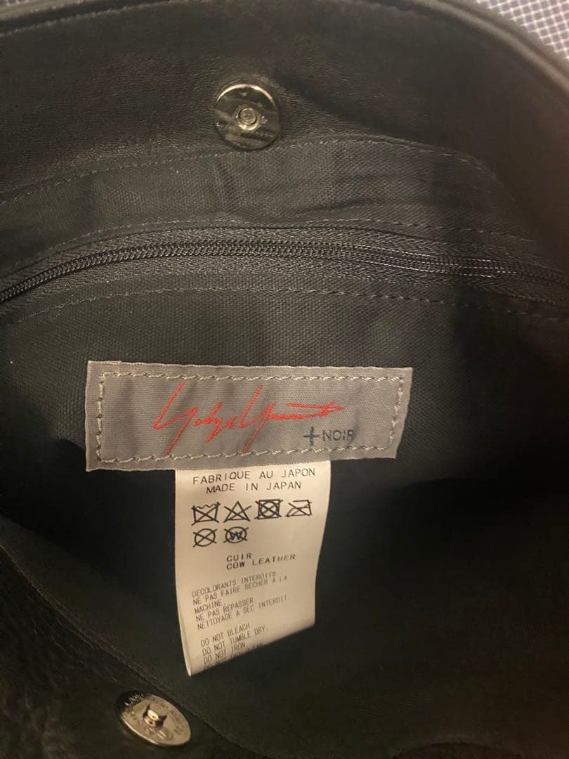 yohji yamamoto レザー　ショルダーバッグ