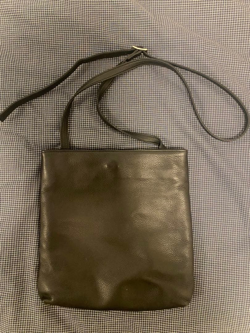 yohji yamamoto レザー　ショルダーバッグ