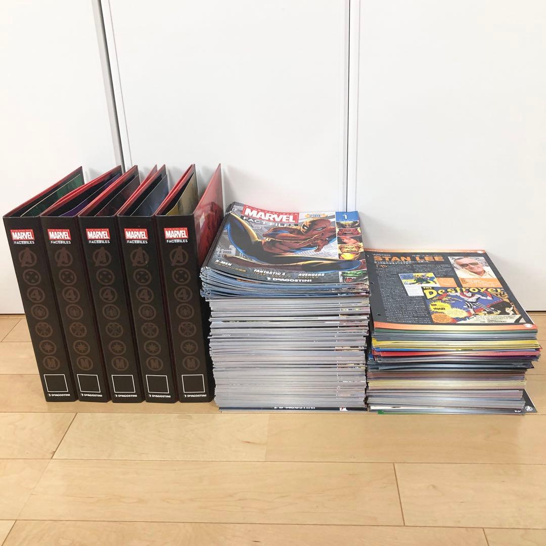 marvel マーベルファクトファイル　1〜126号　セット　専用バインダー他
