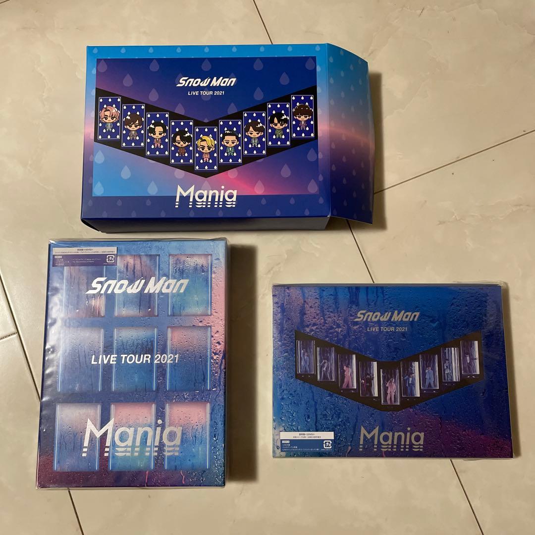 Man LIVE TOUR 2021 Mania 初回盤 通常盤DVD