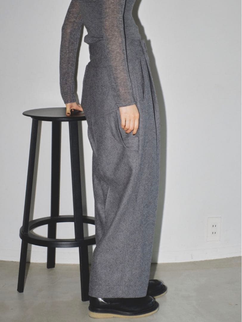 【TODAYFUL】ウールペインターパンツ グレー 38