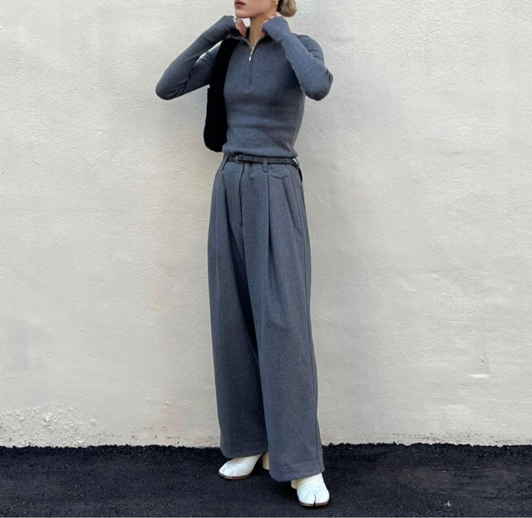 【TODAYFUL】ウールペインターパンツ グレー 38