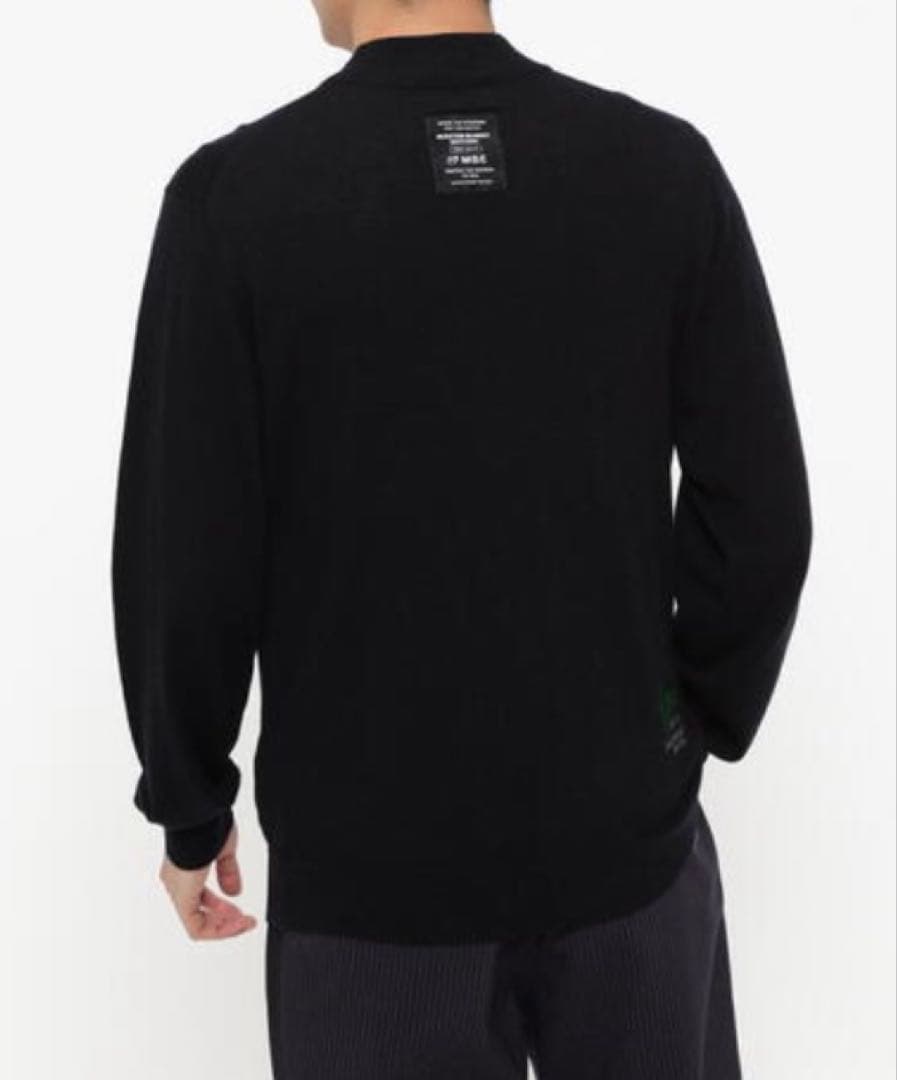 新品 パーリーゲイツ マスターバニー カシミヤ混 タートルネックニット(5)L黒