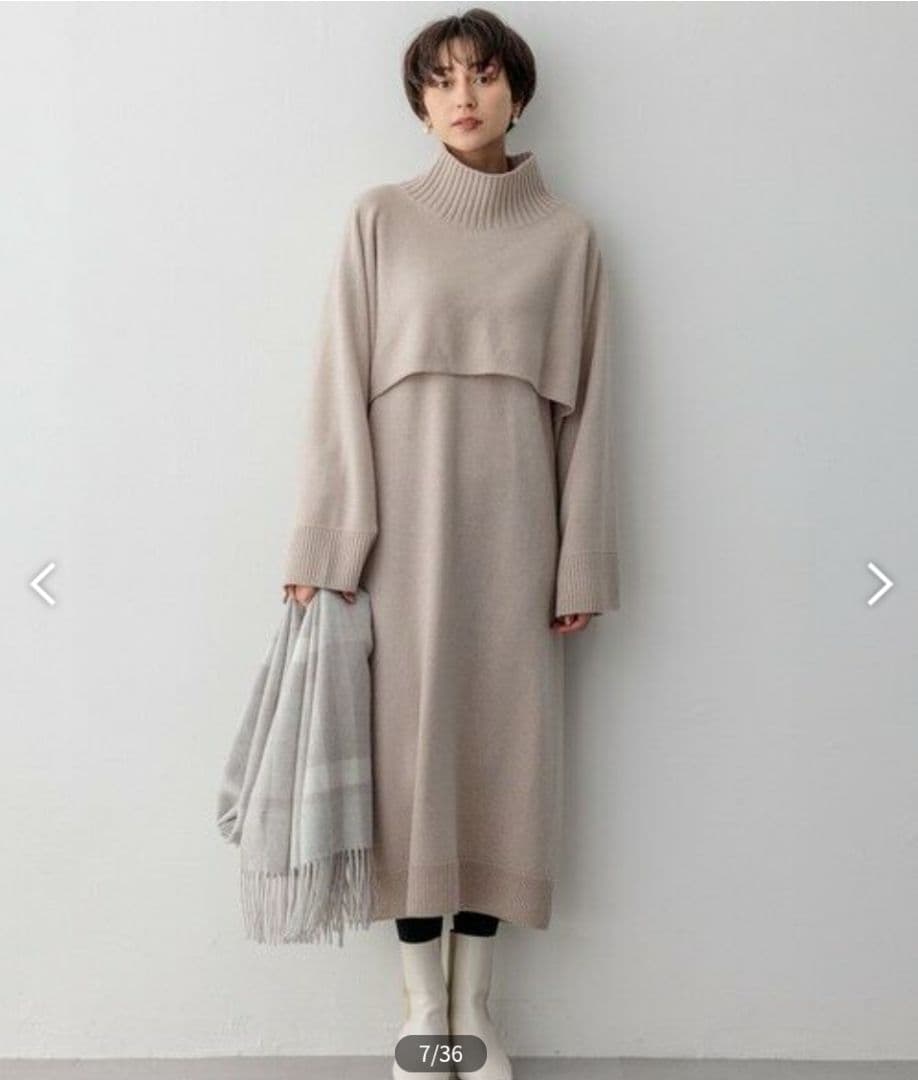 【土日限定値下げ中！】23区 カシミヤ100% 大判マフラー