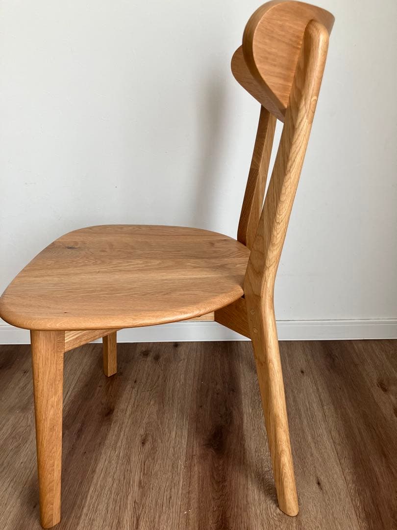 【チンネン様】大川家具　ダイニングチェア1脚　①