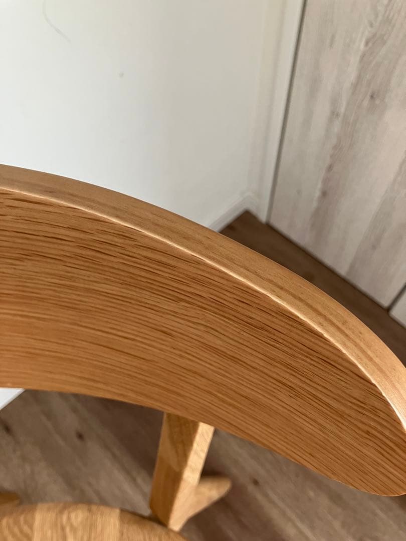 【チンネン様】大川家具　ダイニングチェア1脚　①