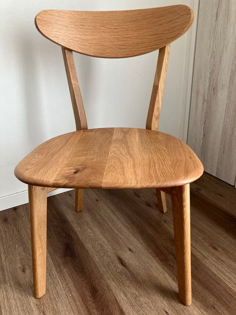 【チンネン様】大川家具　ダイニングチェア1脚　①