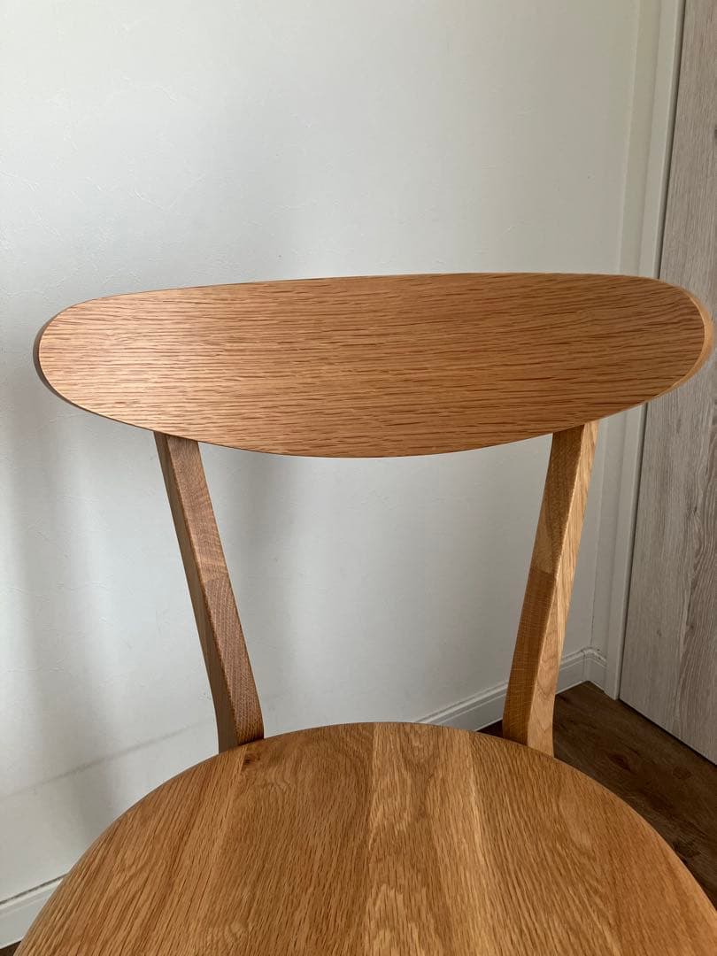 【チンネン様】大川家具　ダイニングチェア1脚　①