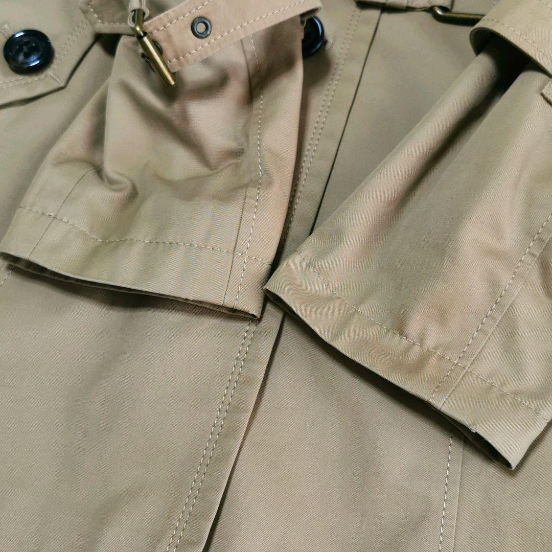 バーバリーブルーレーベル トレンチコート ベルト ノバチェック 40 ベージュ