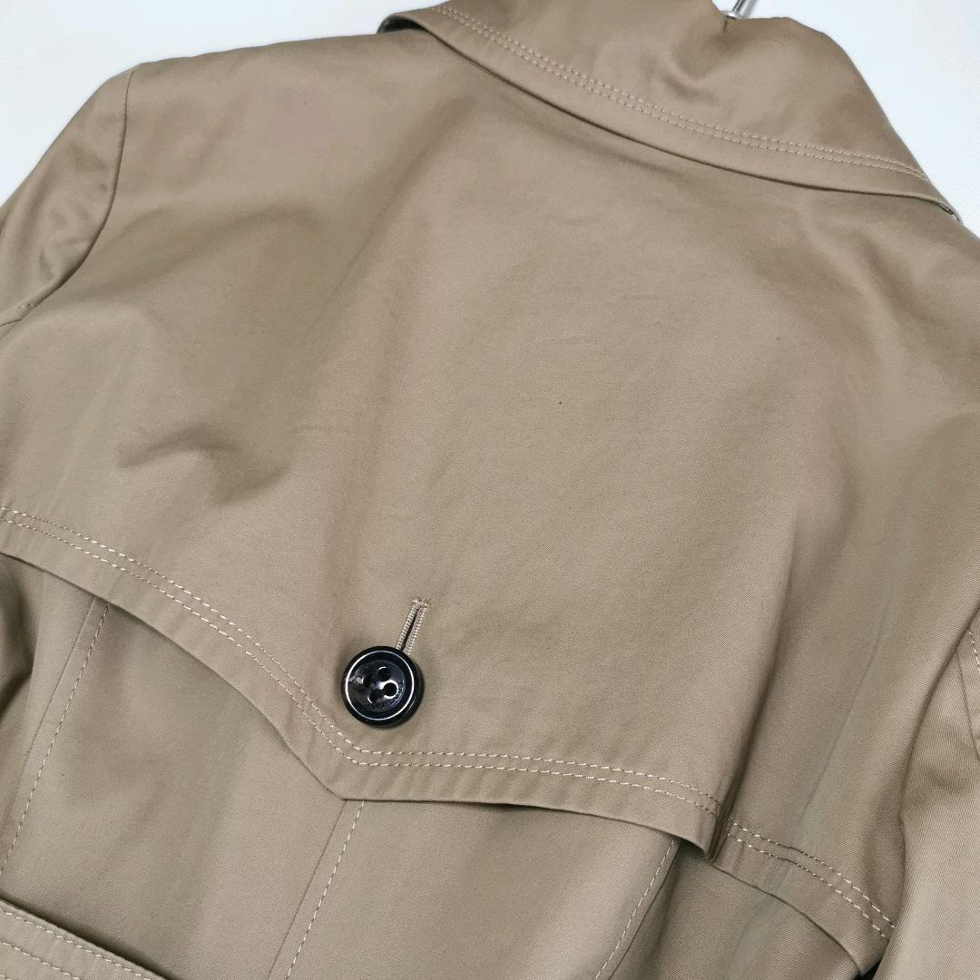 バーバリーブルーレーベル トレンチコート ベルト ノバチェック 40 ベージュ