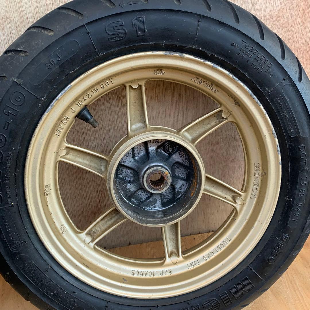 ディオ AF34 35ZX仕様純正金ホイール ディスク前後足回りセット