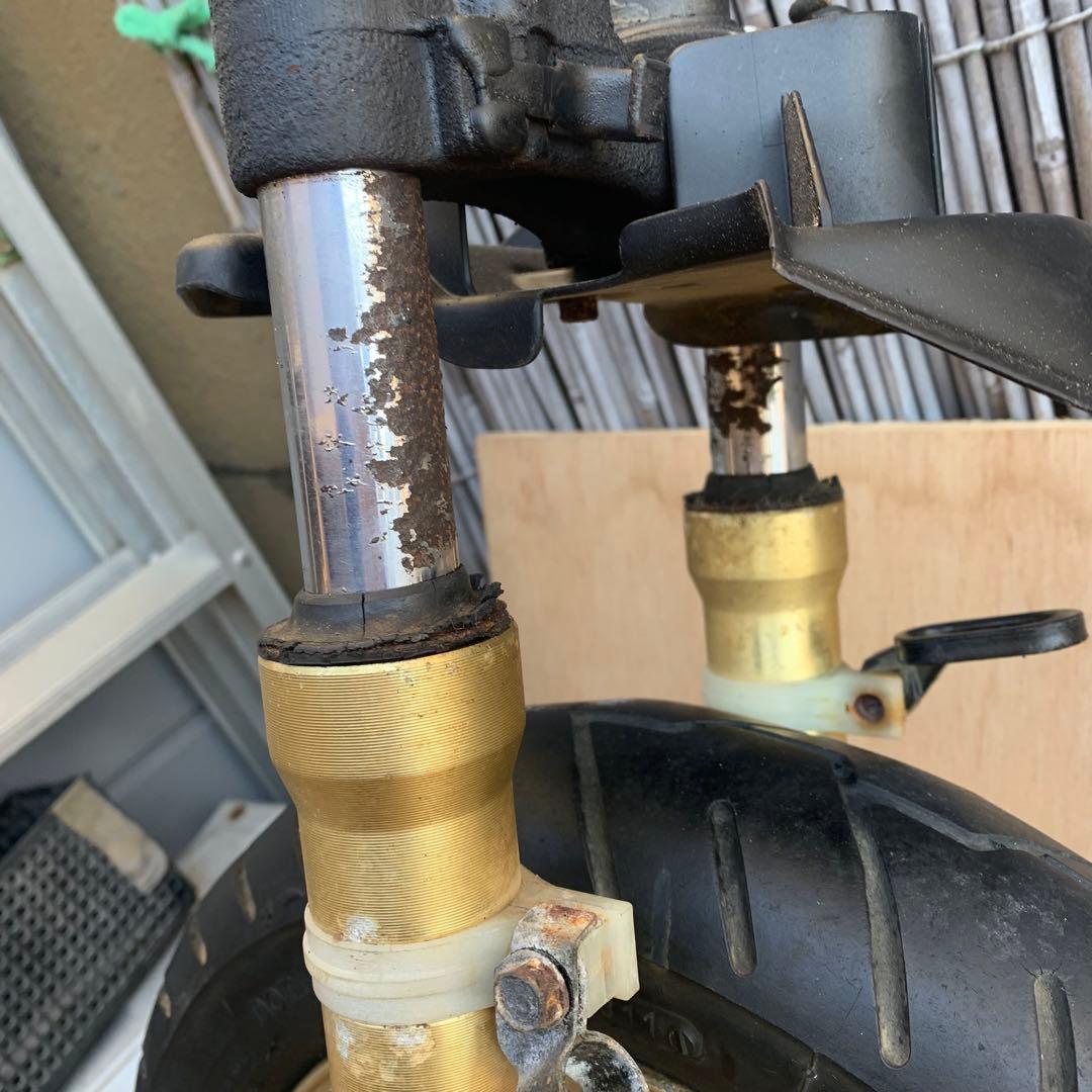 ディオ AF34 35ZX仕様純正金ホイール ディスク前後足回りセット