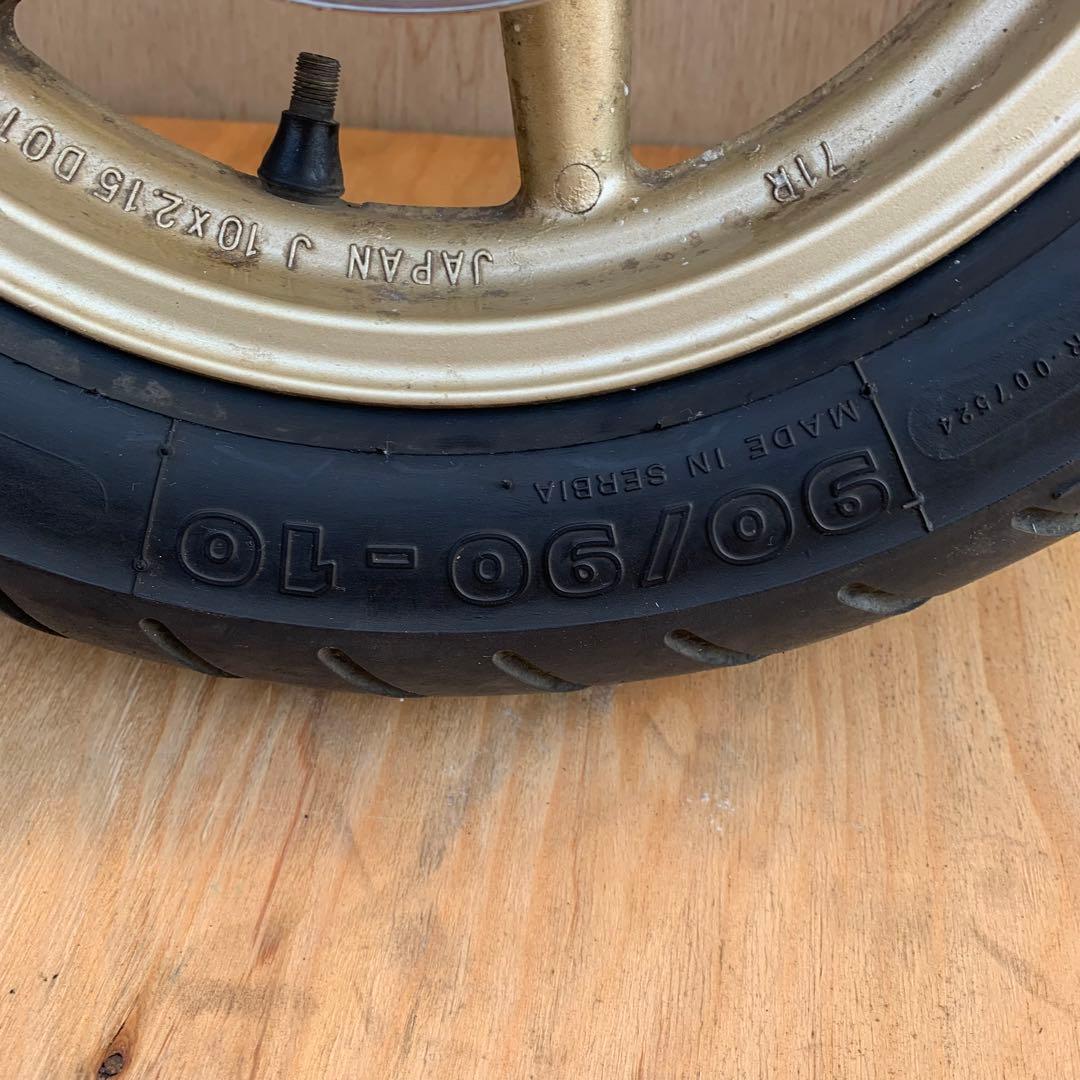 ディオ AF34 35ZX仕様純正金ホイール ディスク前後足回りセット