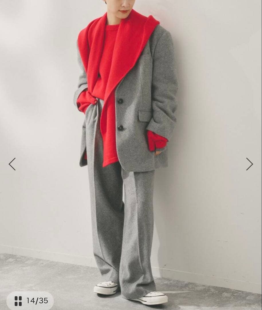 【新品・完売商品】Higuchi*Sカシミヤ混フードマフラー