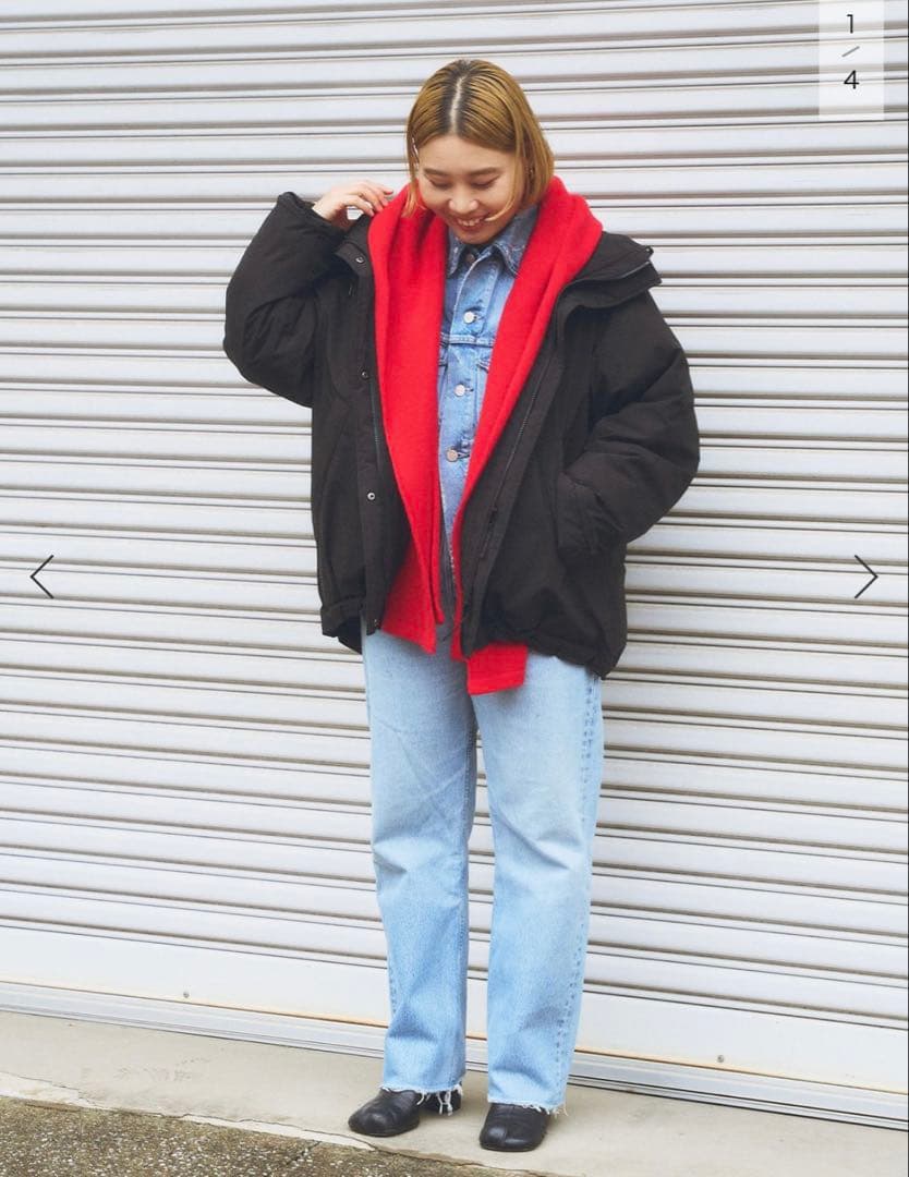 【新品・完売商品】Higuchi*Sカシミヤ混フードマフラー