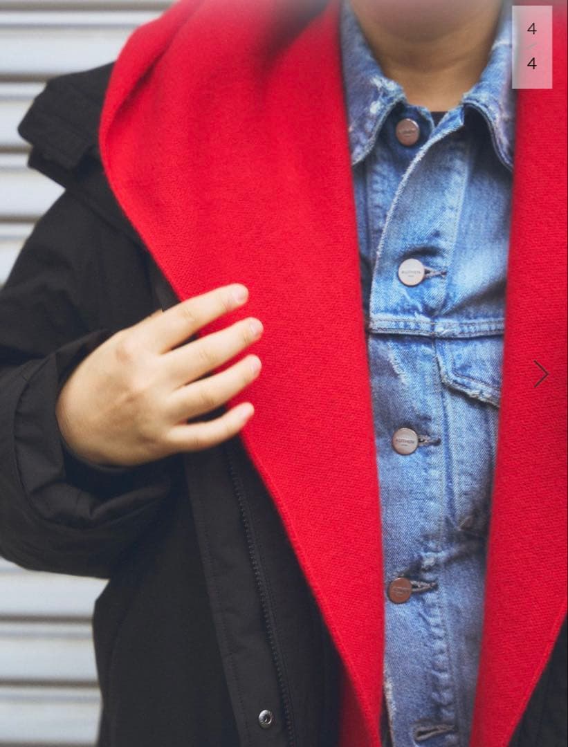 【新品・完売商品】Higuchi*Sカシミヤ混フードマフラー