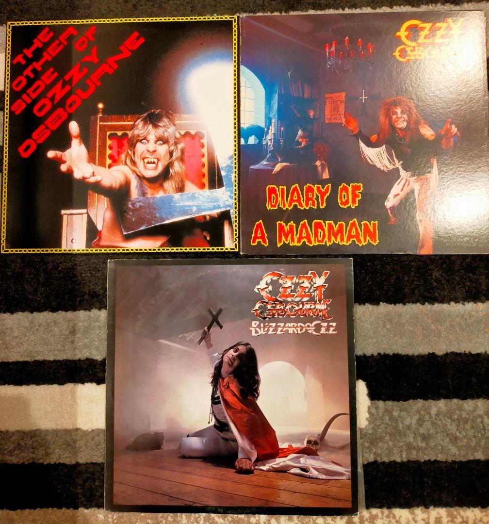 【国内盤中古LP】Ozzy Osbourne レコード３枚セット