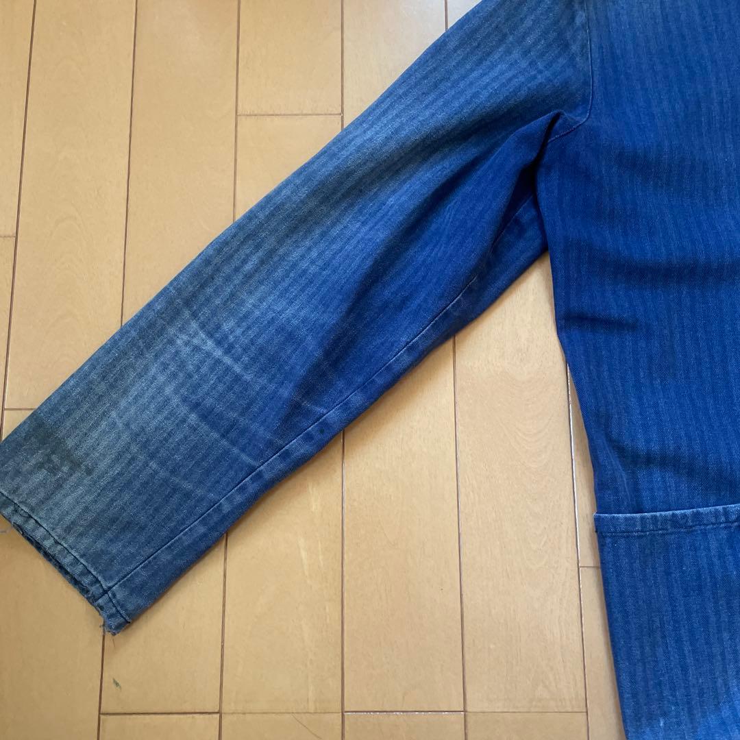 70s 80s ヴィンテージ フレンチ モールスキンジャケット ユーロ 古着