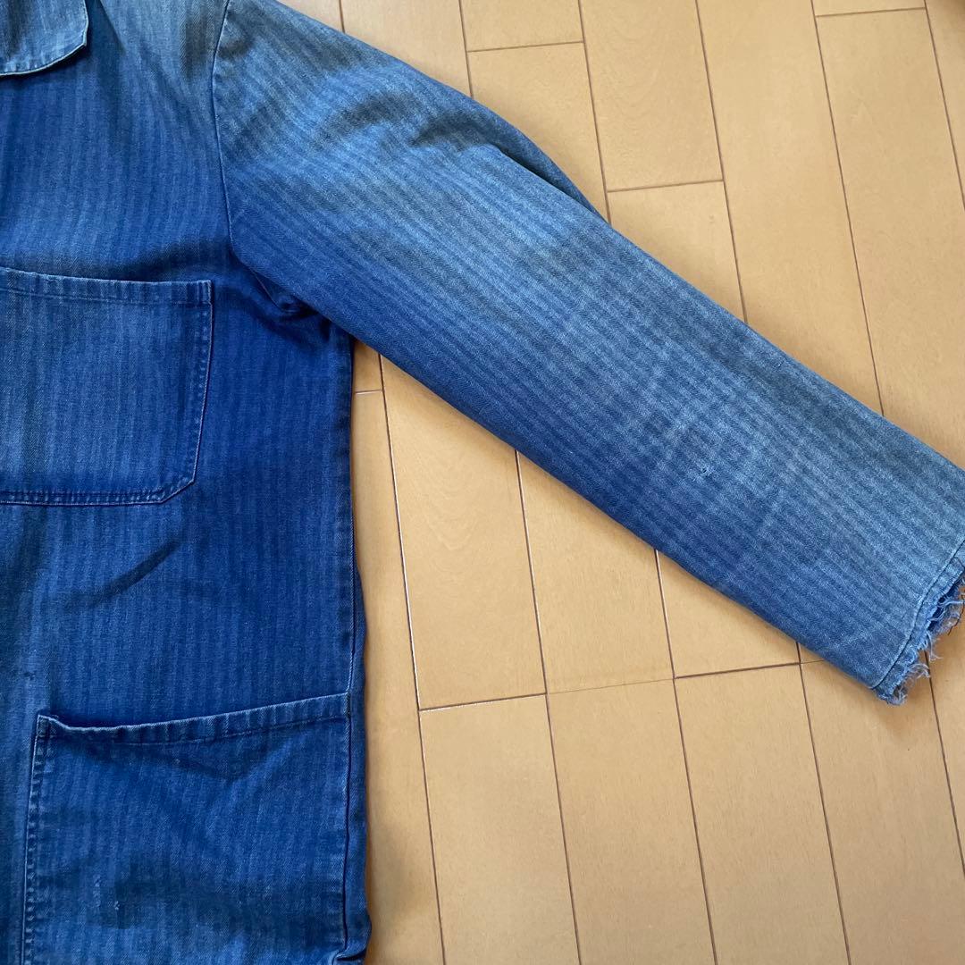 70s 80s ヴィンテージ フレンチ モールスキンジャケット ユーロ 古着