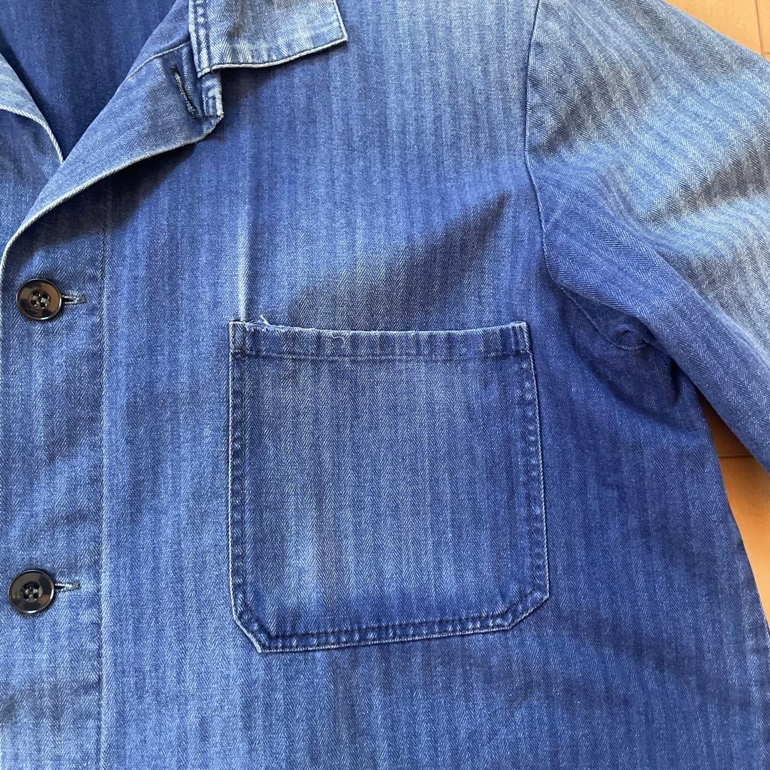 70s 80s ヴィンテージ フレンチ モールスキンジャケット ユーロ 古着