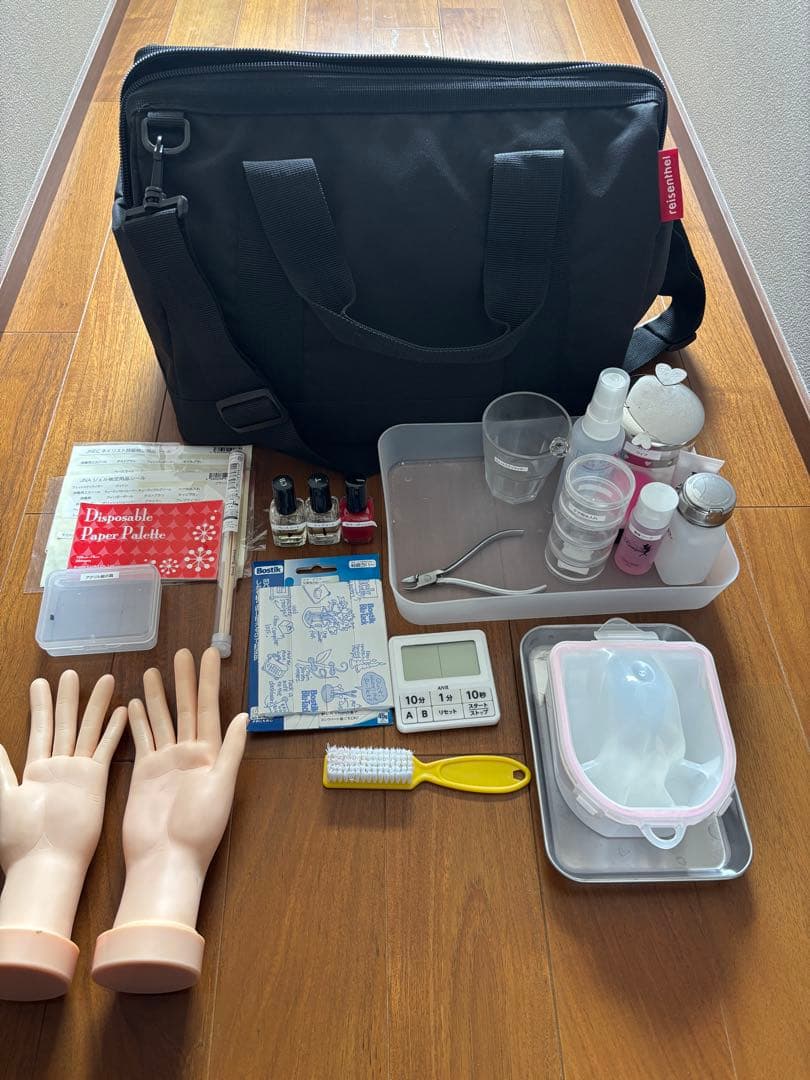 ネイル検定セット　バッグ付き