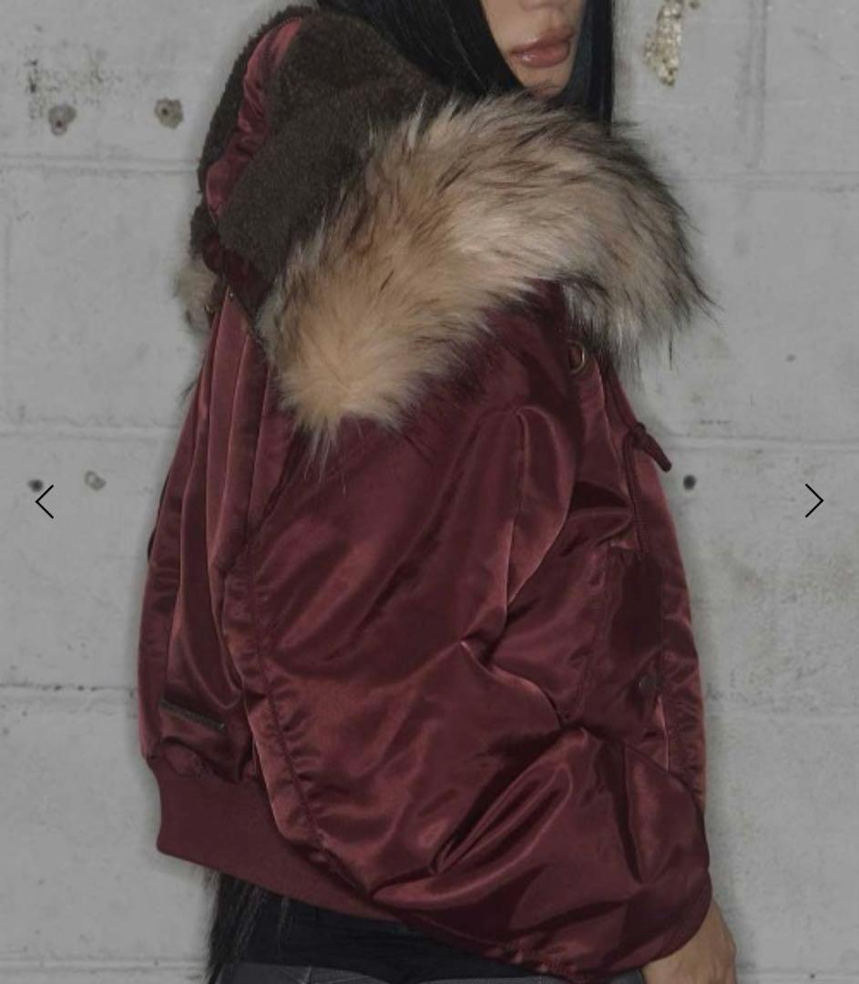 FANCY CLUB アイレットファーMA-1