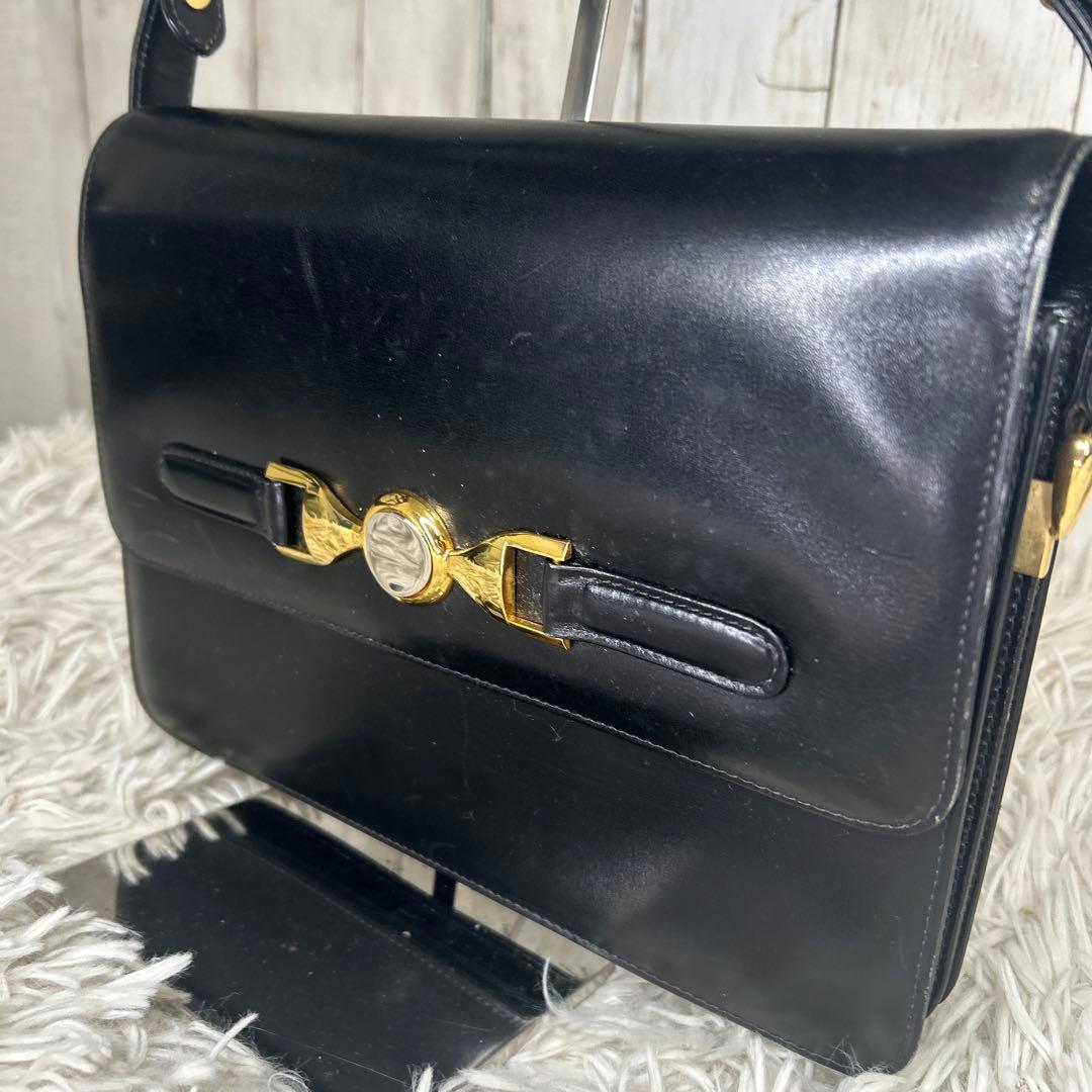 GUCCI ヴィンテージ レザー ワンハンド バッグ ショルダーバッグ