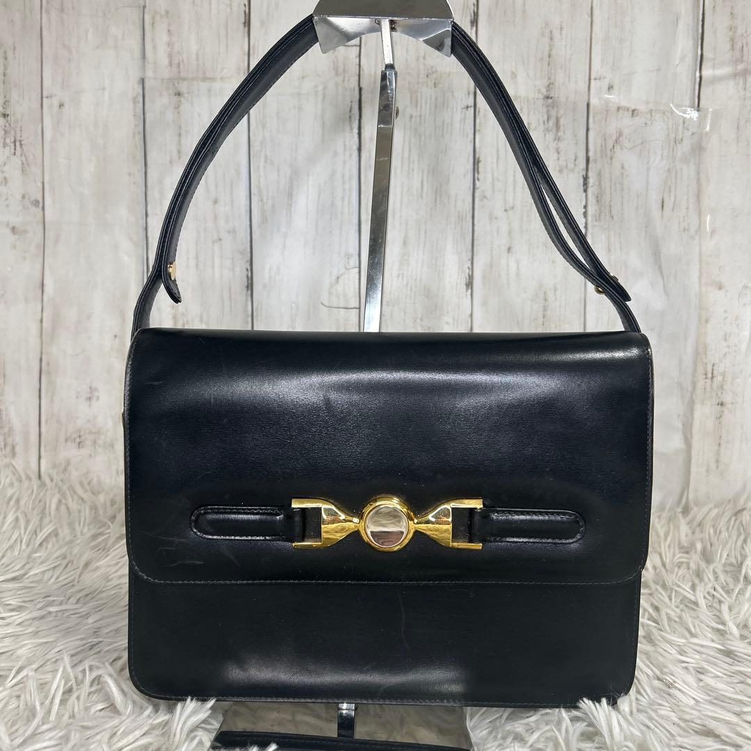 GUCCI ヴィンテージ レザー ワンハンド バッグ ショルダーバッグ