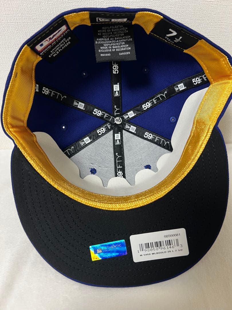 ドジャース 59FIFTY キャップ 71/2 ゴールドコレクション 新品未使用
