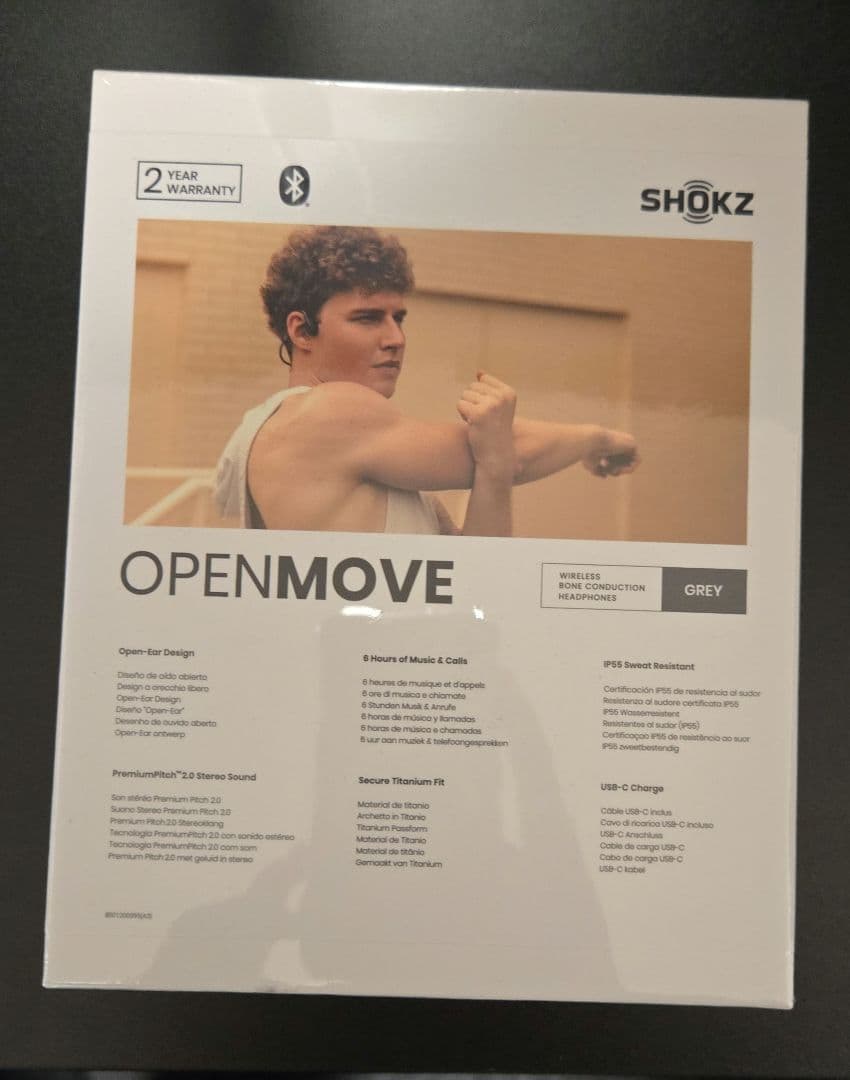 S*a様 SHOKZ 骨伝導イヤホンOPENMOVE S661 グレー②