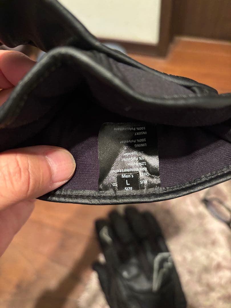 クシタニ K-5597 GPゼストウィンターグローブ Lサイズ ブラック