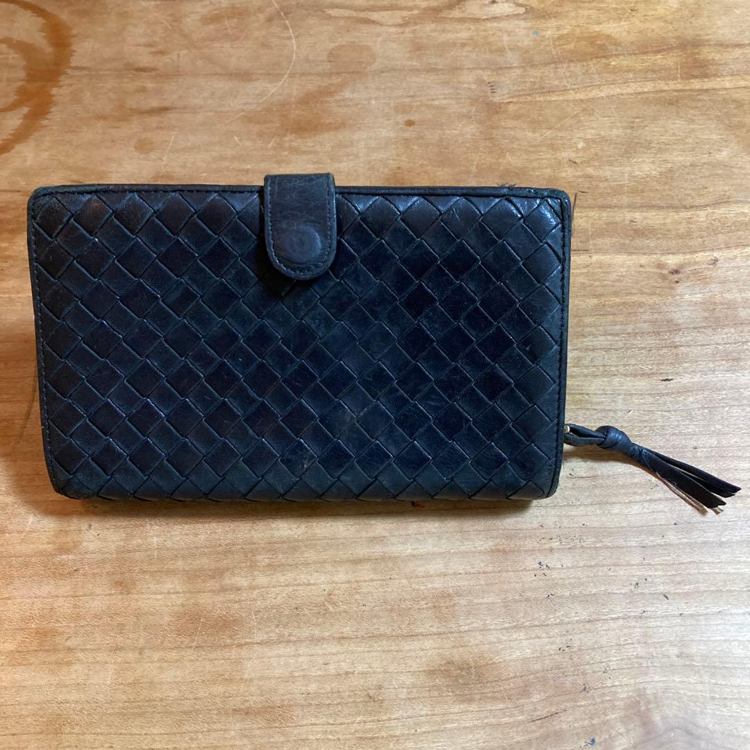 さ*え様 値下げ人気ブランド ボッテガヴェネタ シックで高級感のあるレザー長財布