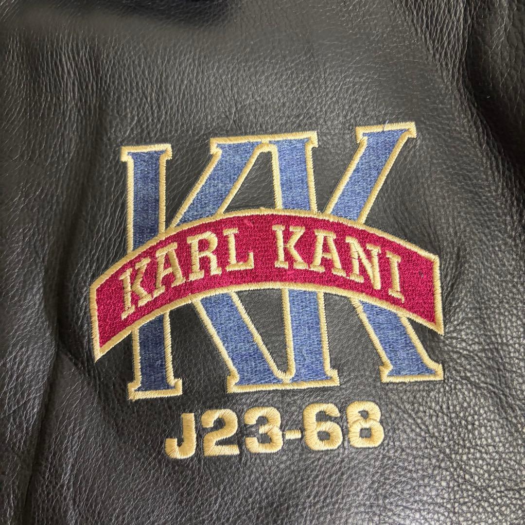 KARL KANI　カールカナイ　本革　レザージャケット　スタジャン　90s