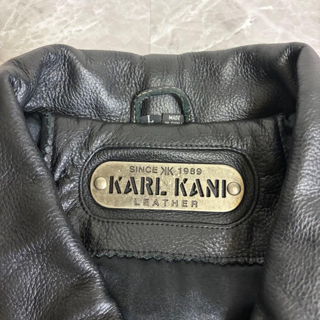 KARL KANI　カールカナイ　本革　レザージャケット　スタジャン　90s
