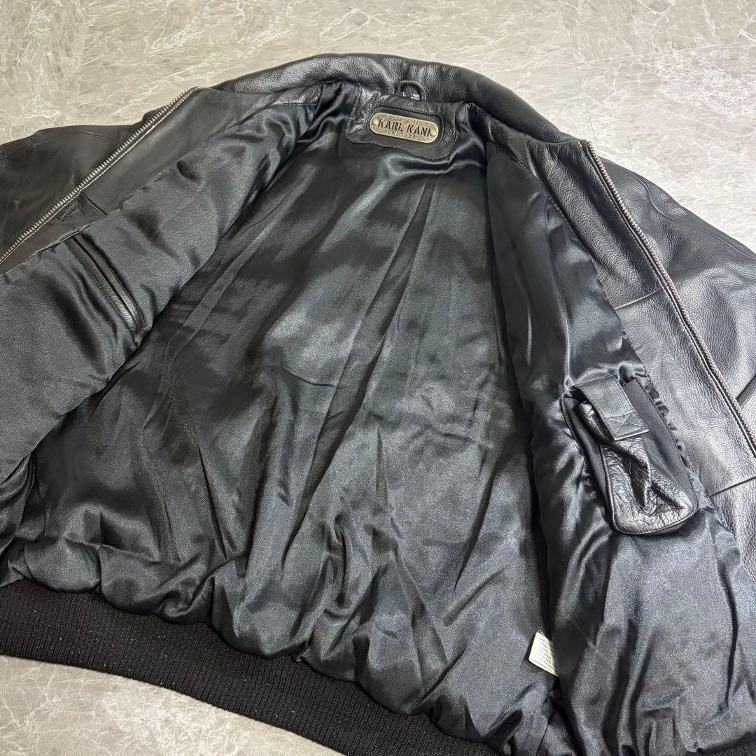 KARL KANI　カールカナイ　本革　レザージャケット　スタジャン　90s
