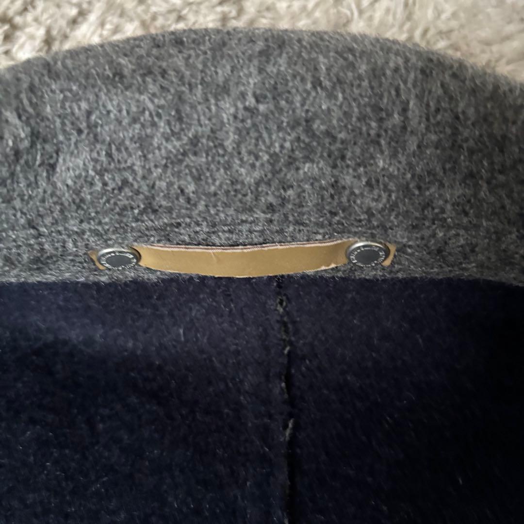 ポールスミス　ウールコート　ロングコート　ダブル　グレー　灰色　Ｌ