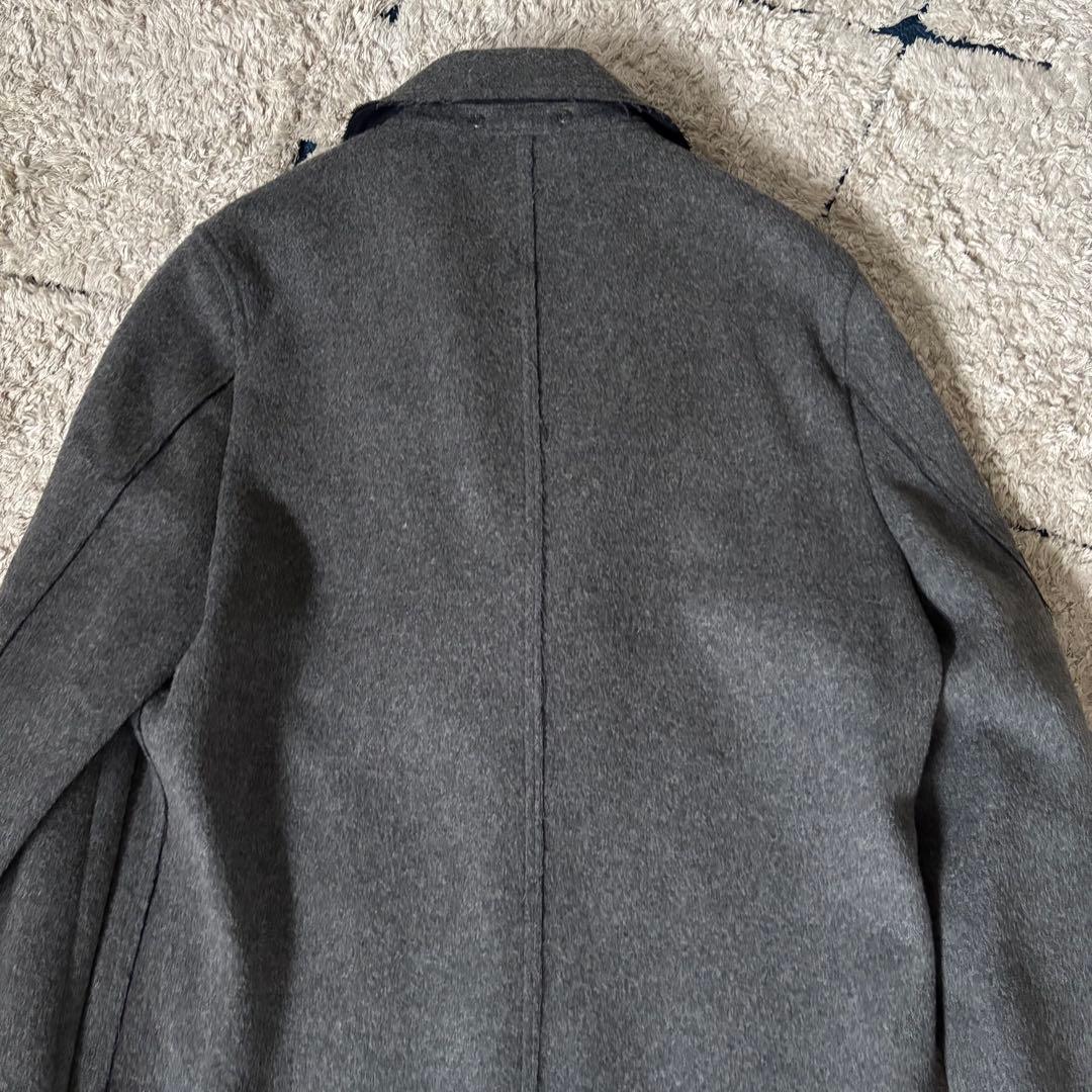 ポールスミス　ウールコート　ロングコート　ダブル　グレー　灰色　Ｌ