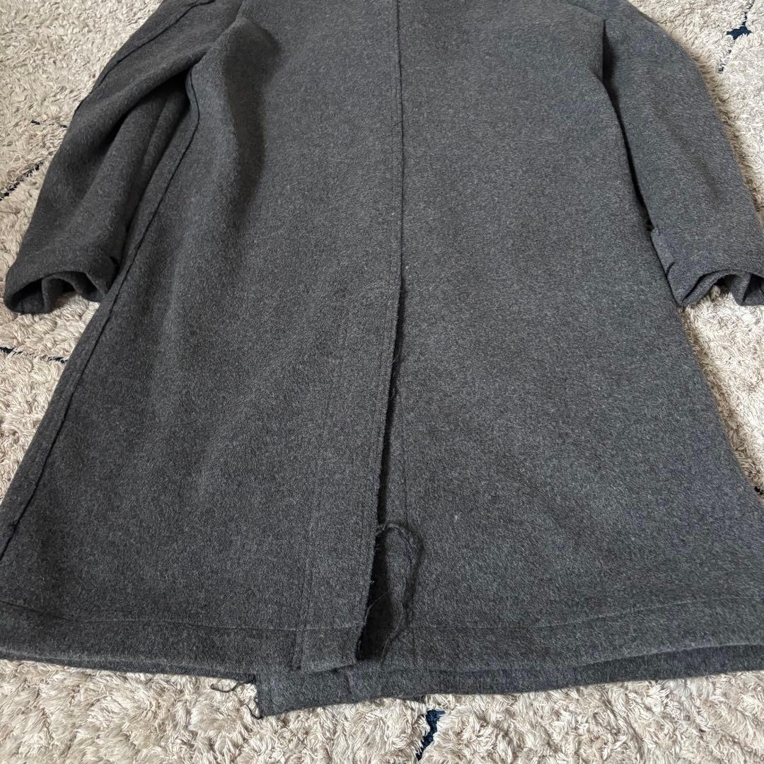 ポールスミス　ウールコート　ロングコート　ダブル　グレー　灰色　Ｌ