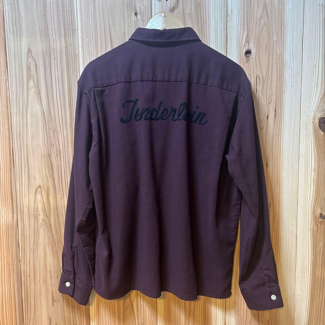 テンダーロイン　ボーリングシャツ　バーガンディ　M