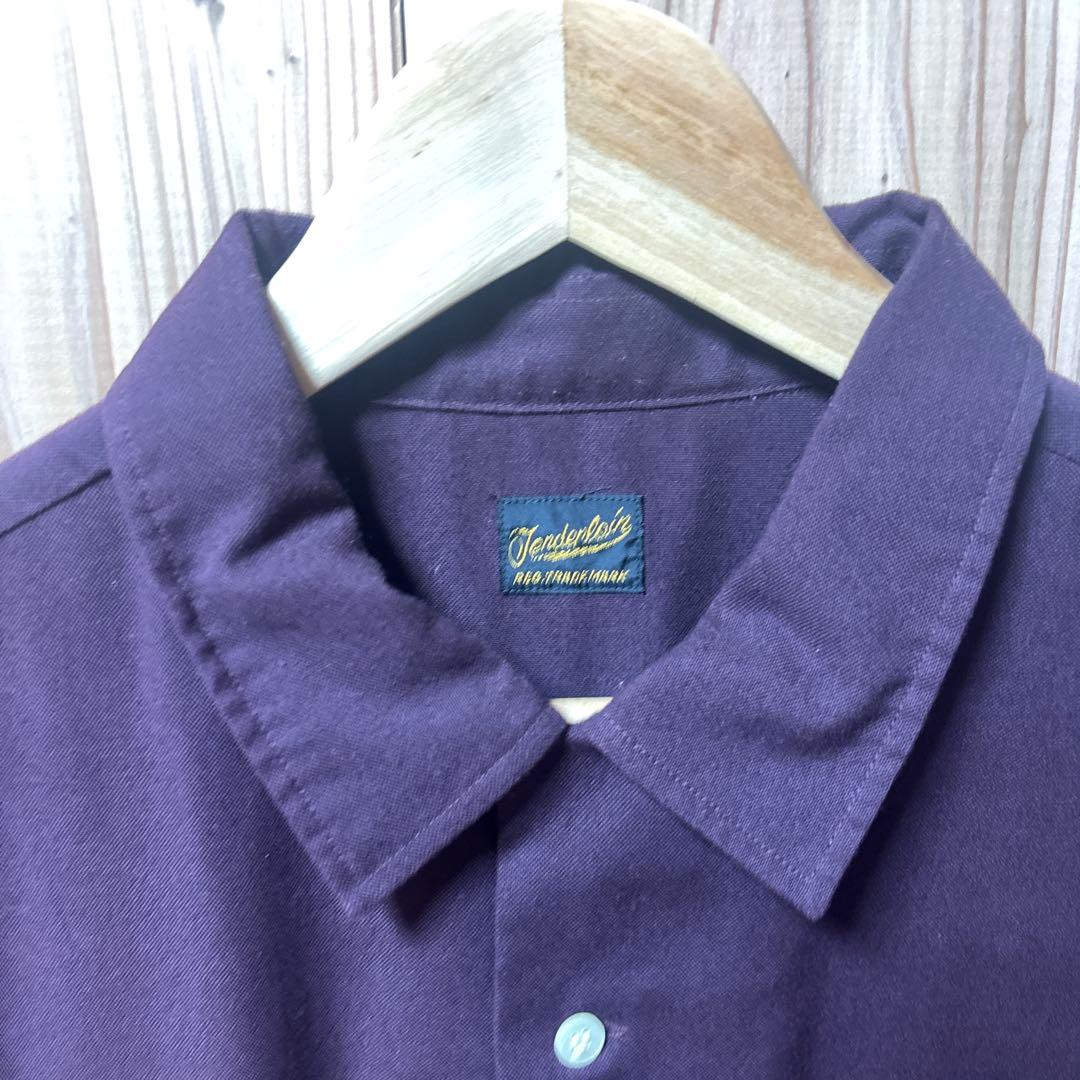 テンダーロイン　ボーリングシャツ　バーガンディ　M