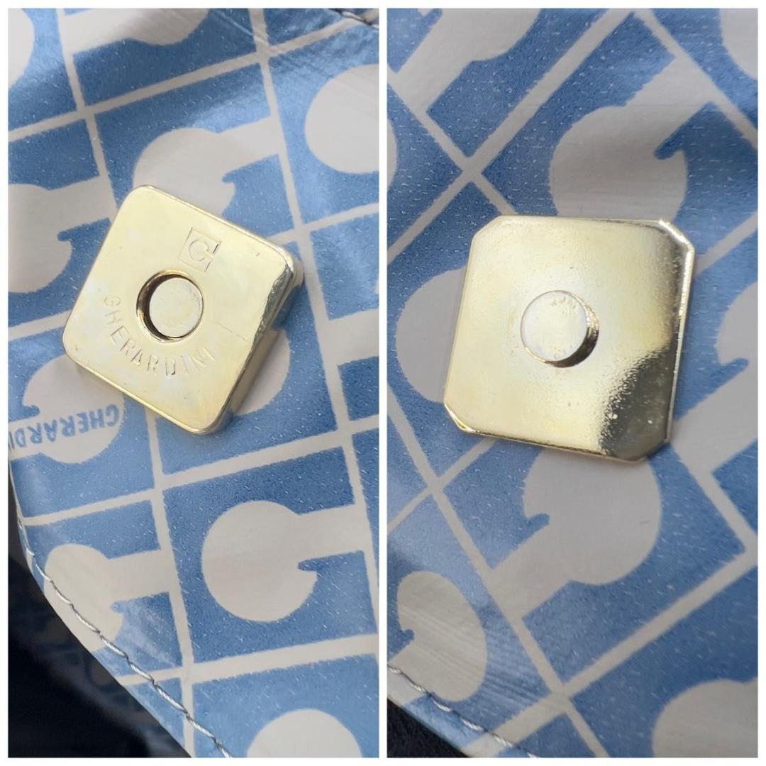 ゲラルディーニ トートバッグ PVC ポーチ付 2WAY 未使用級