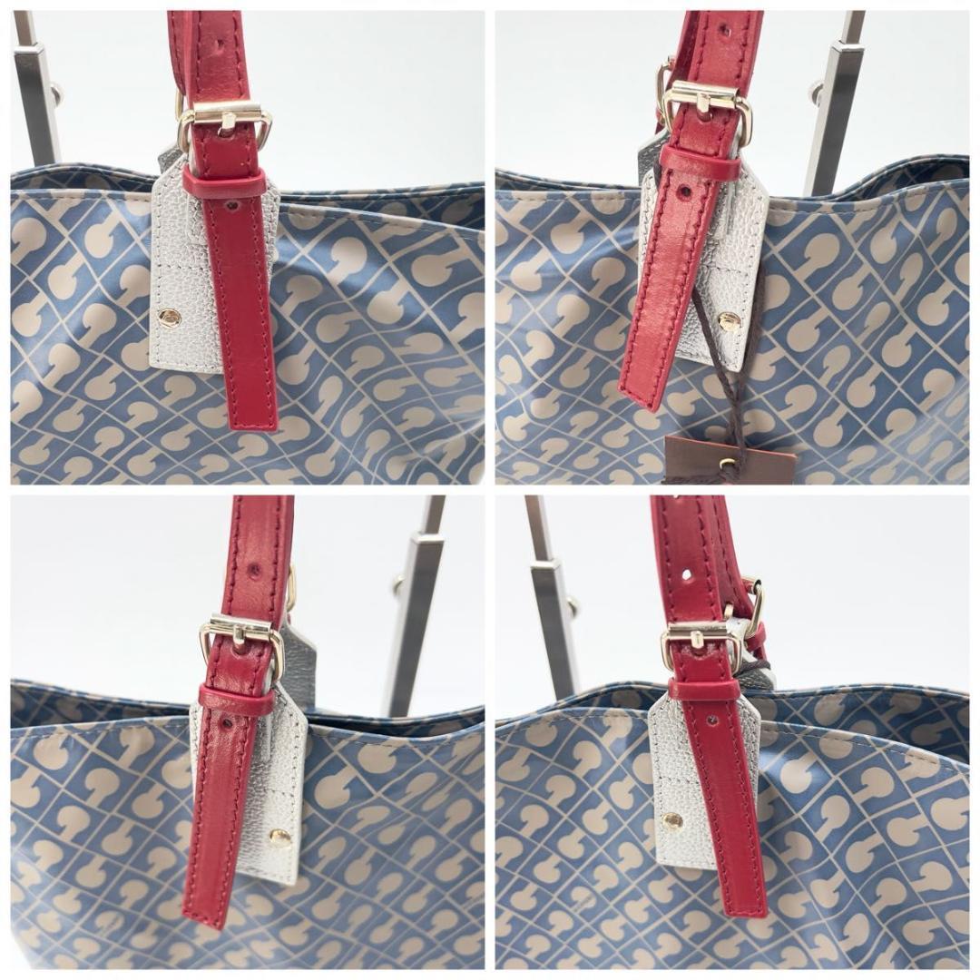 ゲラルディーニ トートバッグ PVC ポーチ付 2WAY 未使用級