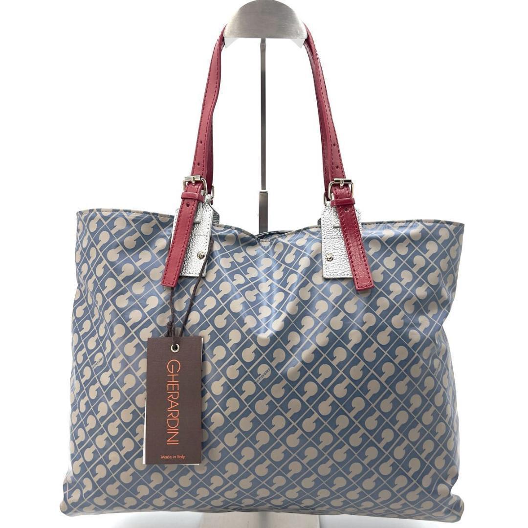 ゲラルディーニ トートバッグ PVC ポーチ付 2WAY 未使用級
