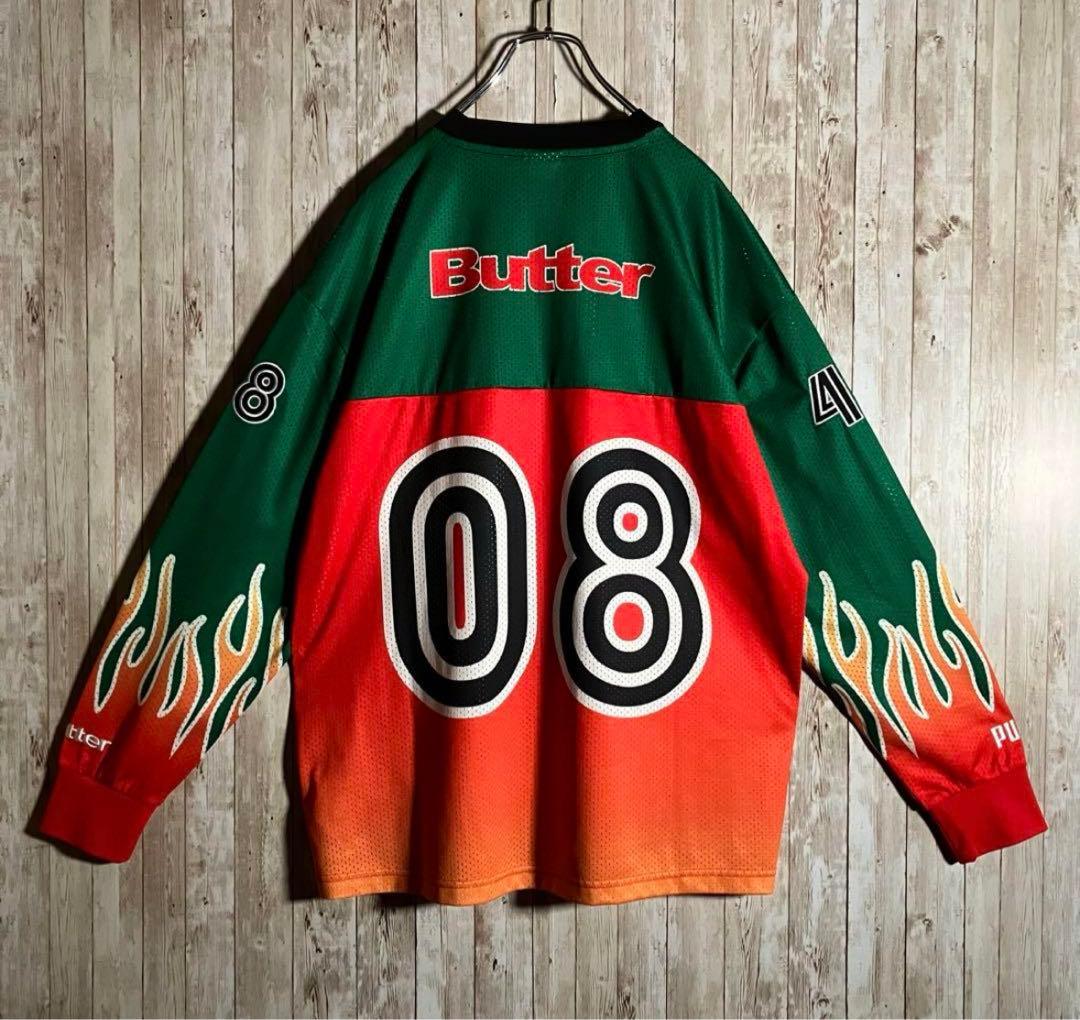 453【美品】PUMA × Butter Goods ロングスリーブ　メッシュ