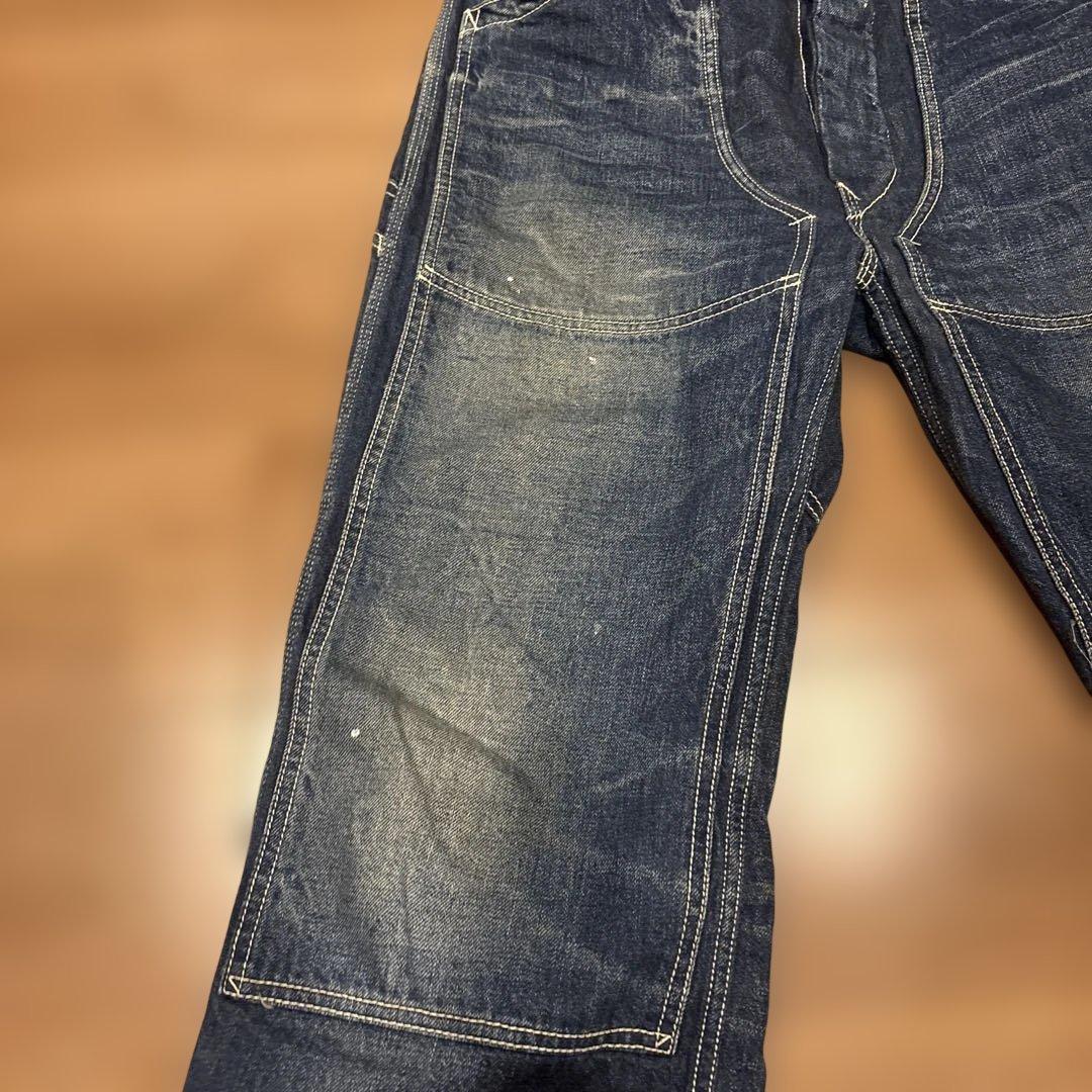 DENIME ペインターパンツワークパンツ インディゴ