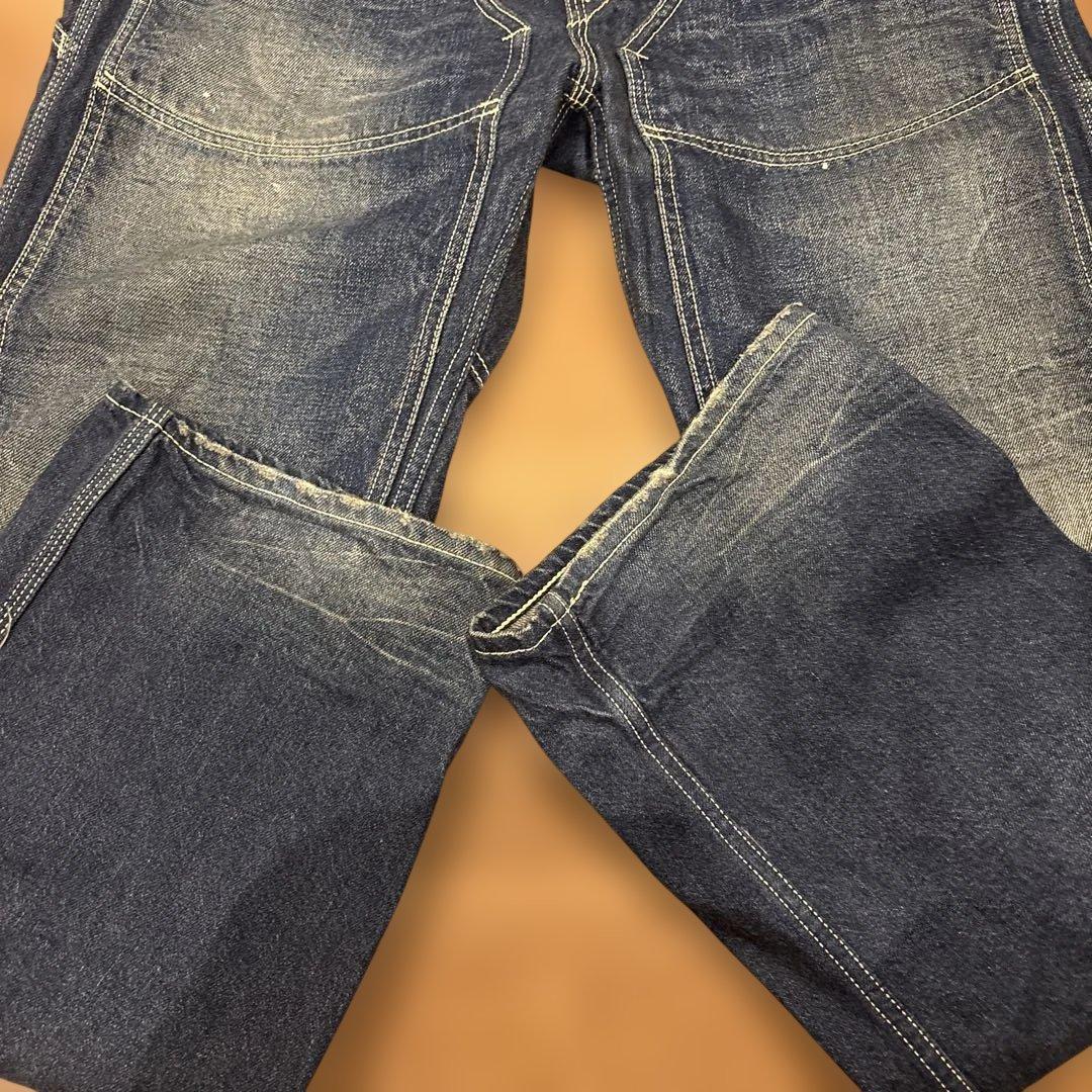 DENIME ペインターパンツワークパンツ インディゴ